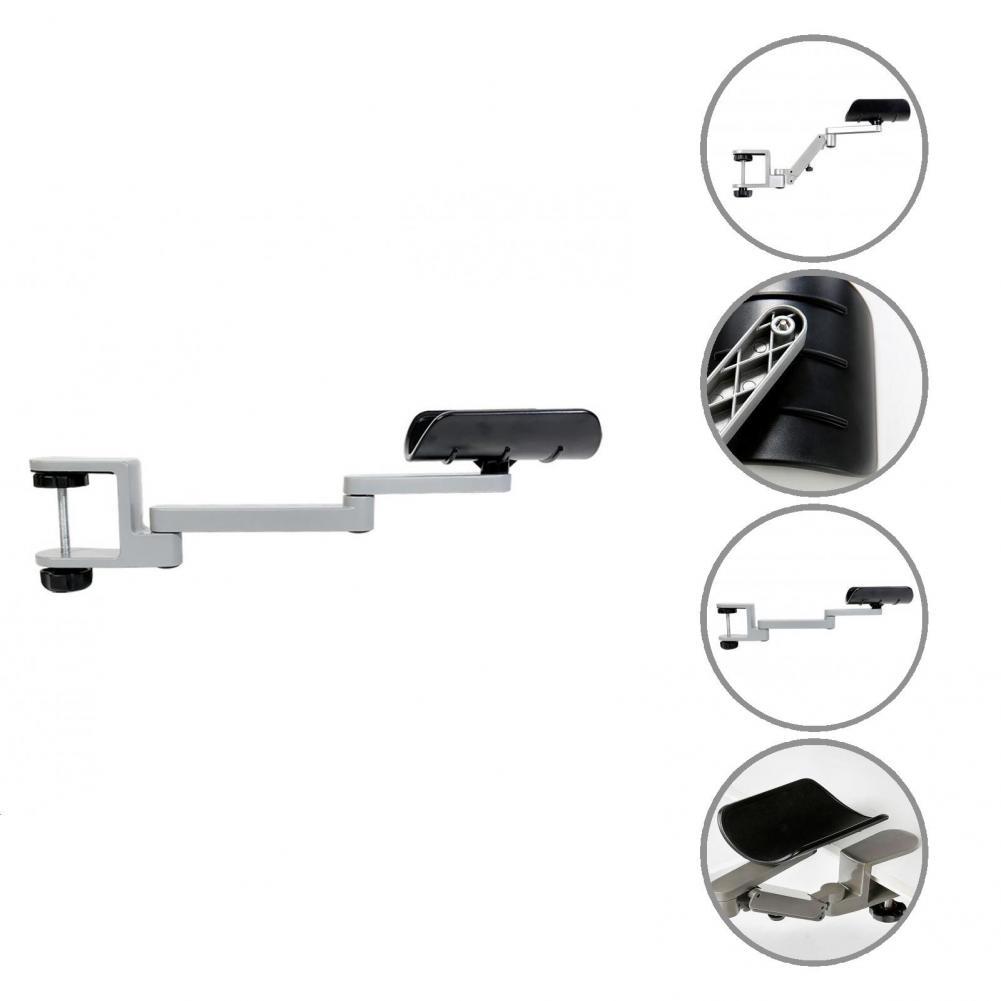 Metal Arm Rest Wrise Support Home Office Mouse Hand Desk Adjustable Mouse Pad Armrest for Computer Ergonomic Hand Comfort Should