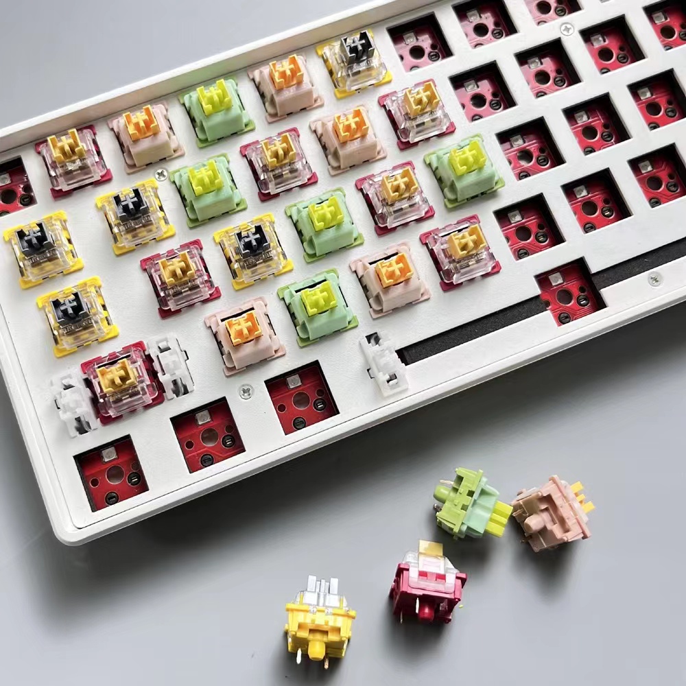 Outemu Switches Mechanical Keyboard Switch 3Pin Lube RGB Gaming MX Switch Silent Clicky Linear Tactile Similar Panda Switches