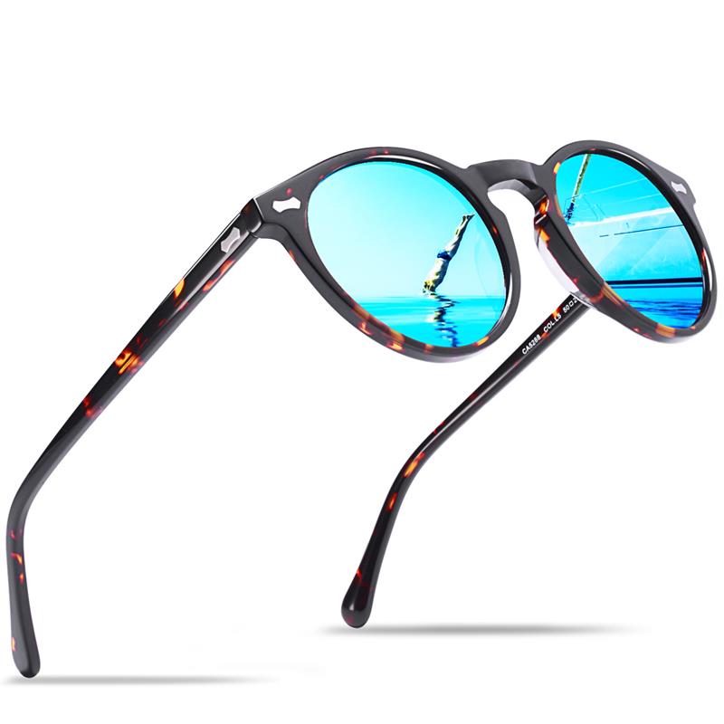 polarized sunglasses carfia 5288 oval designer sunglasses for women men UV protection acatate resin glasses 3 colors with box