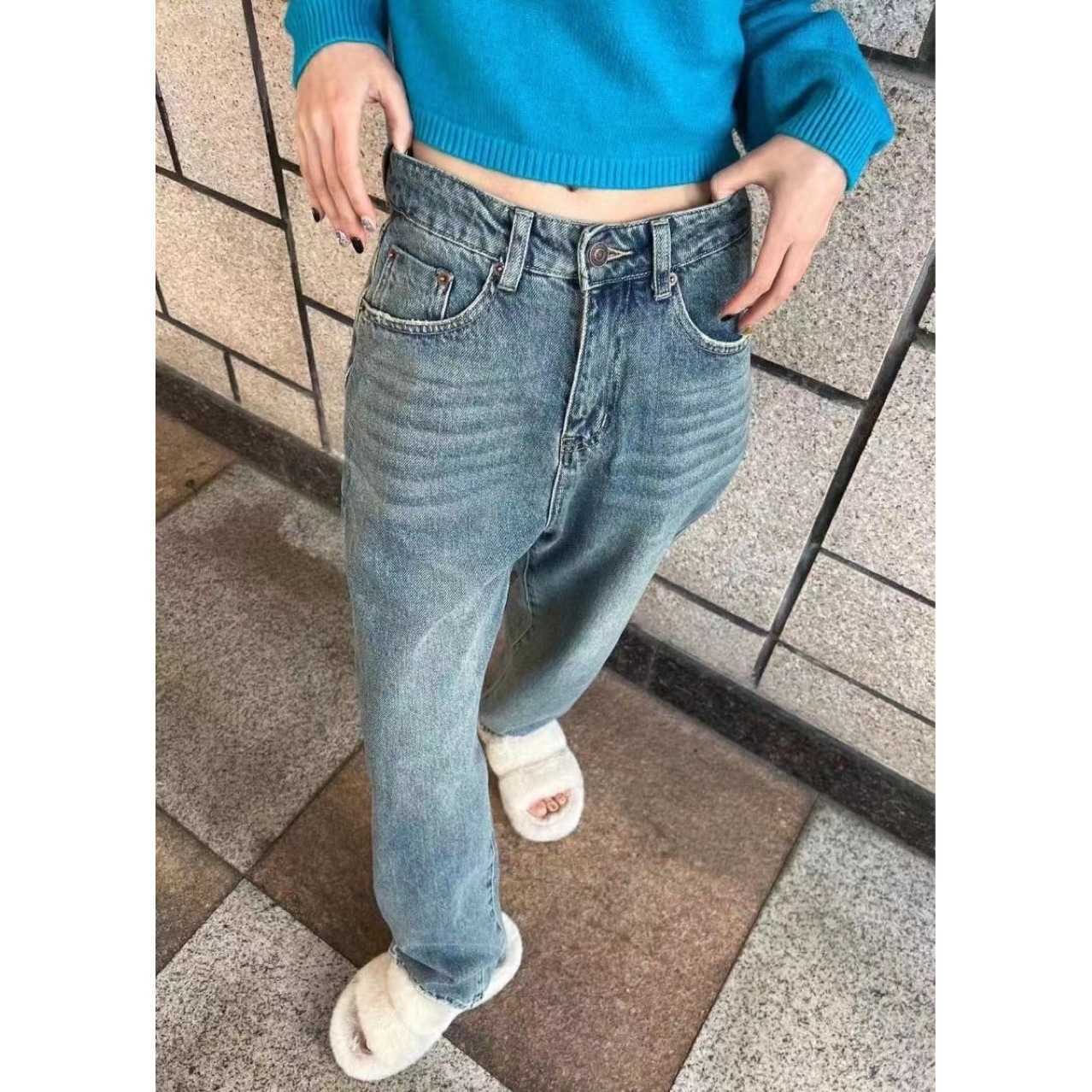 Pants Women Cell Line Trousers Denim Triumph Embroidery Jeans Slouchy Blue Wash Fashion Designer Luxury Brand Niche Ins Celebrity Casua REEJ, Beige
Pants Women Cell Line Trousers Denim Triumph Embroidery Jeans Slouchy Blue Wash Fashion Designer Luxury Brand Niche Ins Celebrity Casua REEJ, Beige