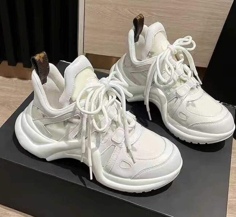 Designers Casual Shoes Boot Archlight Sneakers Arch Soled Luxury Fashion Man Women Sneaker Lace-up Trainers Thick Bottom Height Increasing, Color 7
Designers Casual Shoes Boot Archlight Sneakers Arch Soled Luxury Fashion Man Women Sneaker Lace-up Trainers Thick Bottom Height Increasing, Color 7