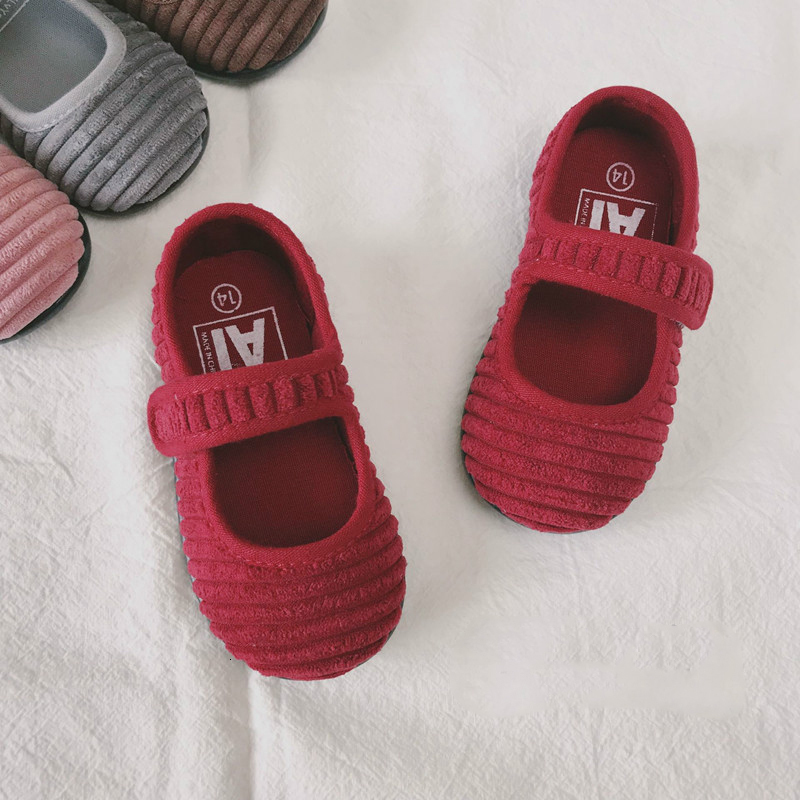 First Walkers born Baby Shoes Girls Princess Shoes Solid Colors Anti-slip Soft Sole Cotton Flat First Walker Infant Accessories 230314