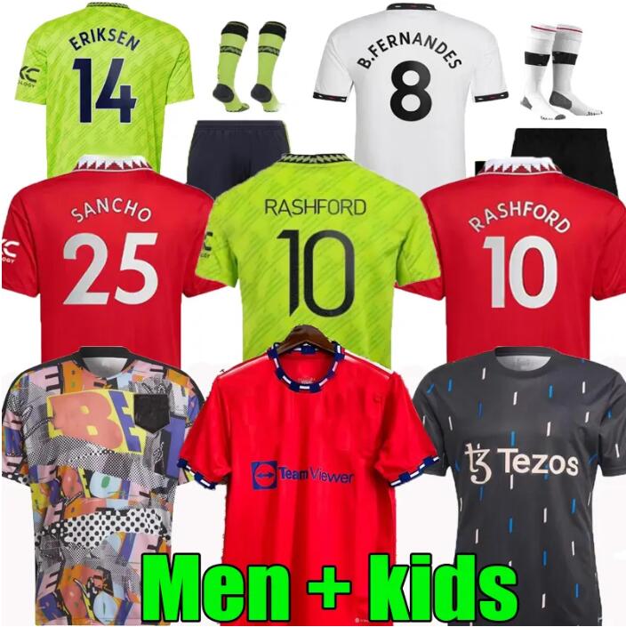 SANCHO soccer jerseys 22 23 Fans Player version MANS UTDS MARTIAL MANCHESTERS B.FERNANDES RASHFORD Martinez SHAW ERIKSEN 2022 2023 United kids kit set, 22 23 3rd +patch
SANCHO soccer jerseys 22 23 Fans Player version MANS UTDS MARTIAL MANCHESTERS B.FERNANDES RASHFORD Martinez SHAW ERIKSEN 2022 2023 United kids kit set, 22 23 3rd +patch