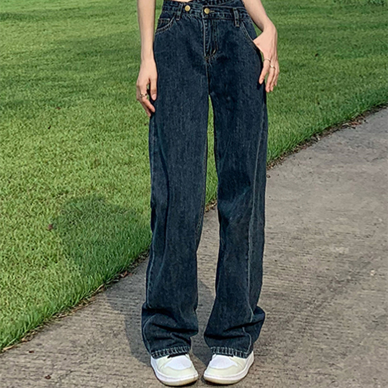 Women's Jeans Baggy Jeans Y2k Women's Long Pants Women's High Waist Women's Street Clothing Korean Fashion Vintage Clothing Denim 