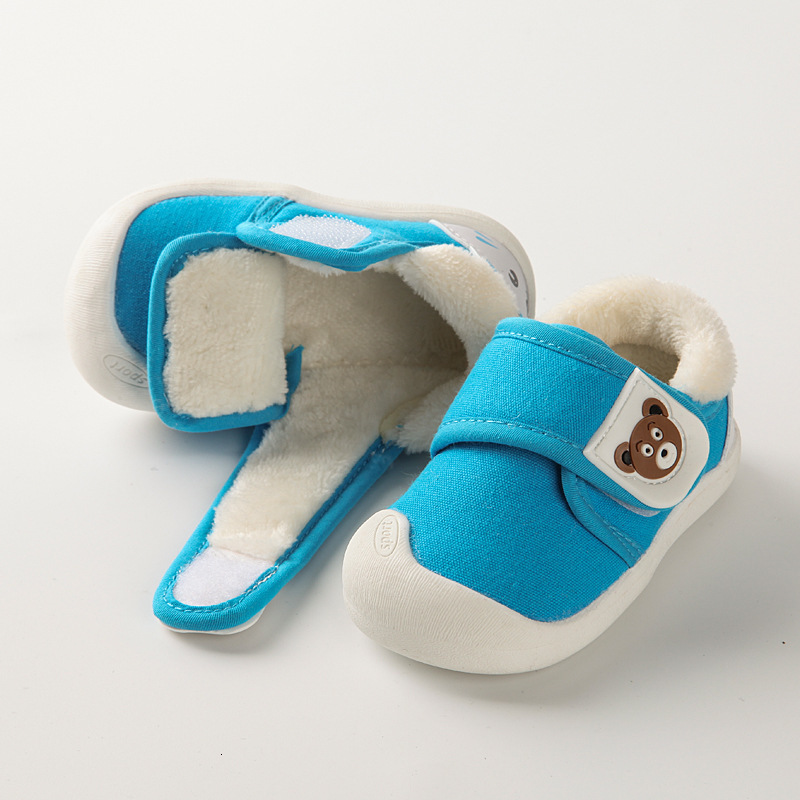 First Walkers Baby Winter shoes Infant Toddler born Cute Cartoon Bear Shoes Girls Boys First Walkers Keep Warm Boot SDY008 230314