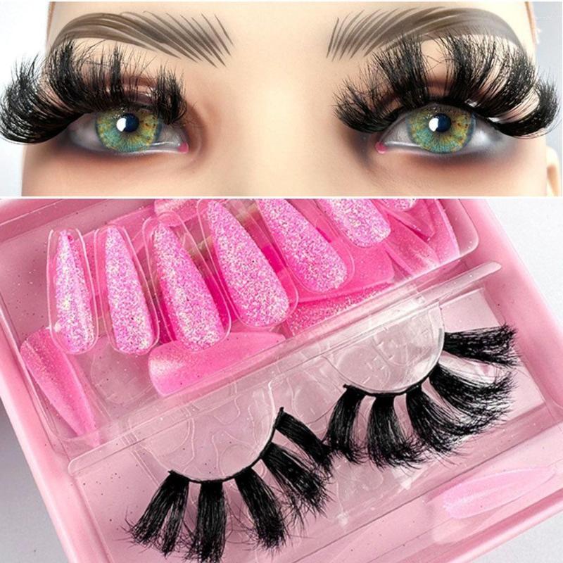 False Eyelashes Eye Makeup Tools Volume Fluffy Dramatic Lashes 25mm With 24pcs Fake Nails The Lazy Suit
False Eyelashes Eye Makeup Tools Volume Fluffy Dramatic Lashes 25mm With 24pcs Fake Nails The Lazy Suit