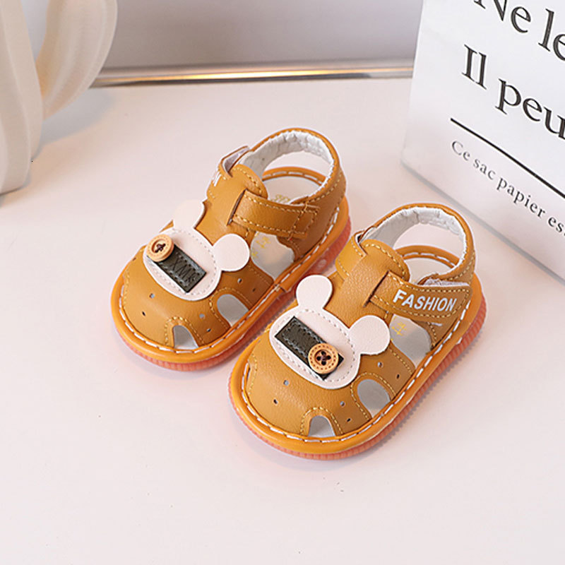 First Walkers Male Baby Sandals Summer Casual Breathable Female Baby Shoes 0-1-2 Years Old Non-slip Baby Soft Bottom Toddler Shoes 230314