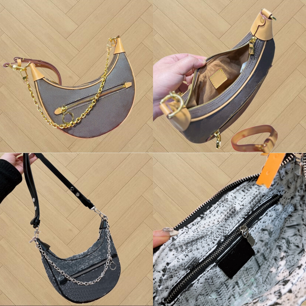 Shoulder Bags M81098 LOOP Shoulder Cross Body Bag Women Tote Purse Clutch Handbag, Brown with flowers
Shoulder Bags M81098 LOOP Shoulder Cross Body Bag Women Tote Purse Clutch Handbag, Brown with flowers