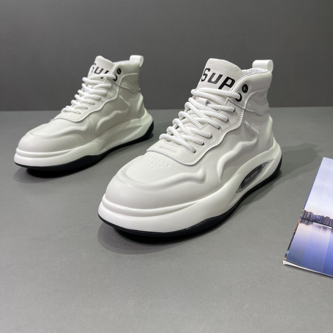 High Top Chunky Sneakers Men Soft Sole Board Shoes Fashion Casual Genuine Leather Cowhide Upper Height Increased Platform Shoes, Z359 gray plush
High Top Chunky Sneakers Men Soft Sole Board Shoes Fashion Casual Genuine Leather Cowhide Upper Height Increased Platform Shoes, Z359 gray plush
