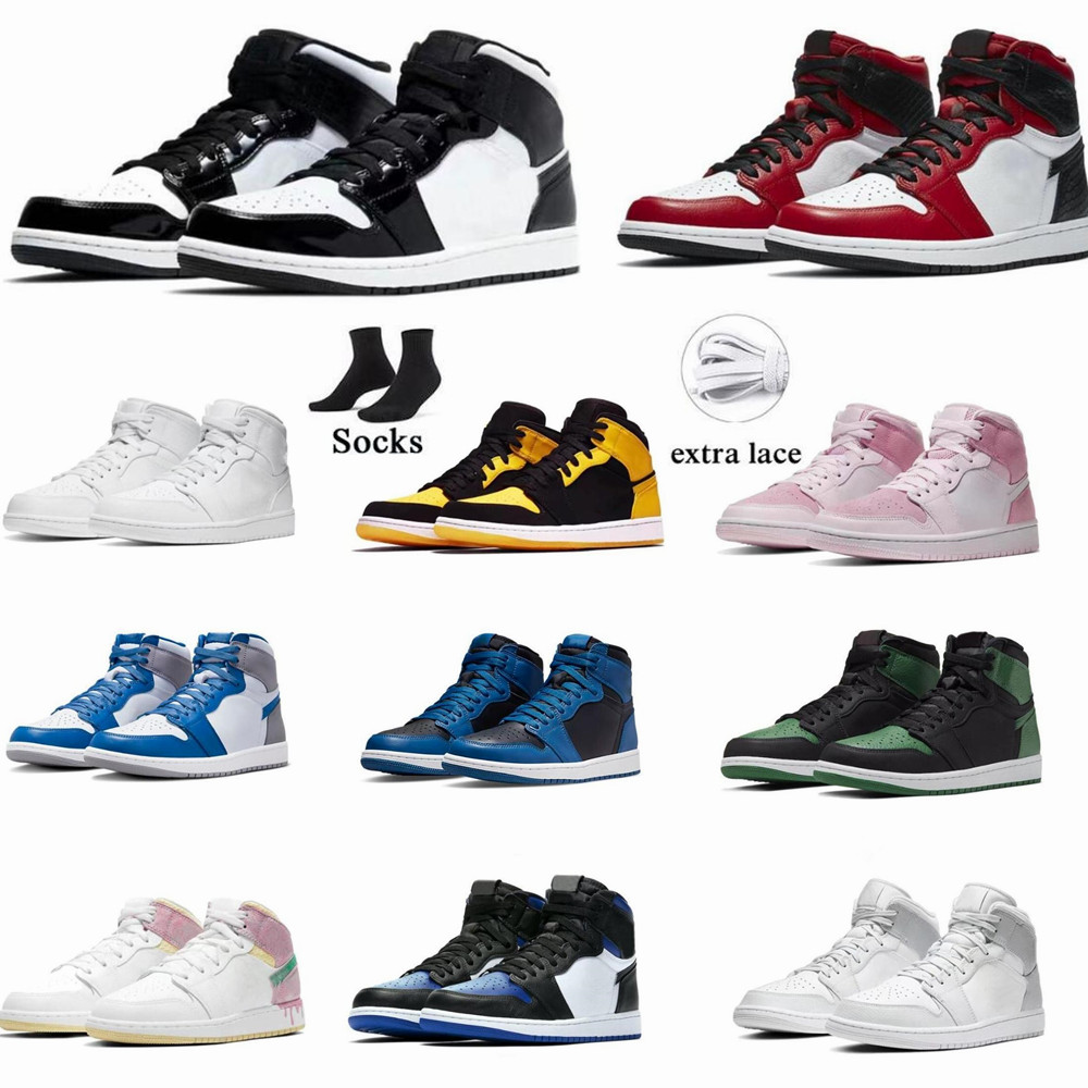 Retro Man 1 1s Basketball Shoes Sports Sneakers Lost Found Gorge Green StarFish Bred Patent Dark Mocha Grey Fog Denim University Shadow Men Women Trainers, As shown in the picture
Retro Man 1 1s Basketball Shoes Sports Sneakers Lost Found Gorge Green StarFish Bred Patent Dark Mocha Grey Fog Denim University Shadow Men Women Trainers, As shown in the picture