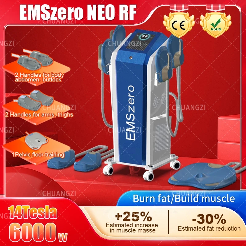 New Emszero Dls-Emslim RF Neo Nova 14 Tesla Hi-Emt Machine With Pelvic Stimulation Pad And 4 Radio Frequency Handles Option
New Emszero Dls-Emslim RF Neo Nova 14 Tesla Hi-Emt Machine With Pelvic Stimulation Pad And 4 Radio Frequency Handles Option