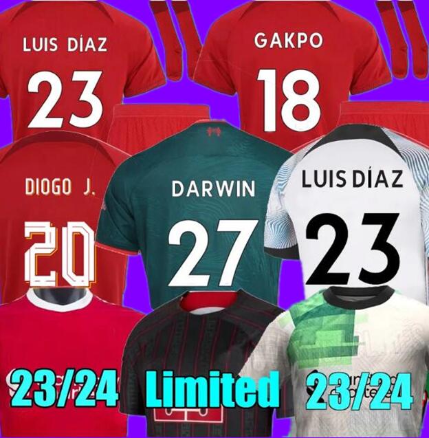 23 soccer jerseys GAKPO DARWIN 2023 Mohamed Luis DIaz Alexander Arnold football kit tops shirts men kids uniform A.BECKER goalkeeper, 22/23
23 soccer jerseys GAKPO DARWIN 2023 Mohamed Luis DIaz Alexander Arnold football kit tops shirts men kids uniform A.BECKER goalkeeper, 22/23