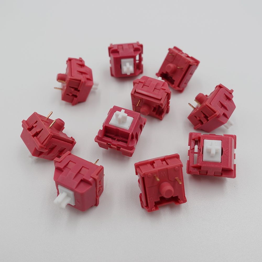 KTT Switch Grapefruit Switches Light Touch 45g Linear 3 Pin Customize Mechanical Keyboard Compatible GK61 GK64 GH60 Anne Pro 2