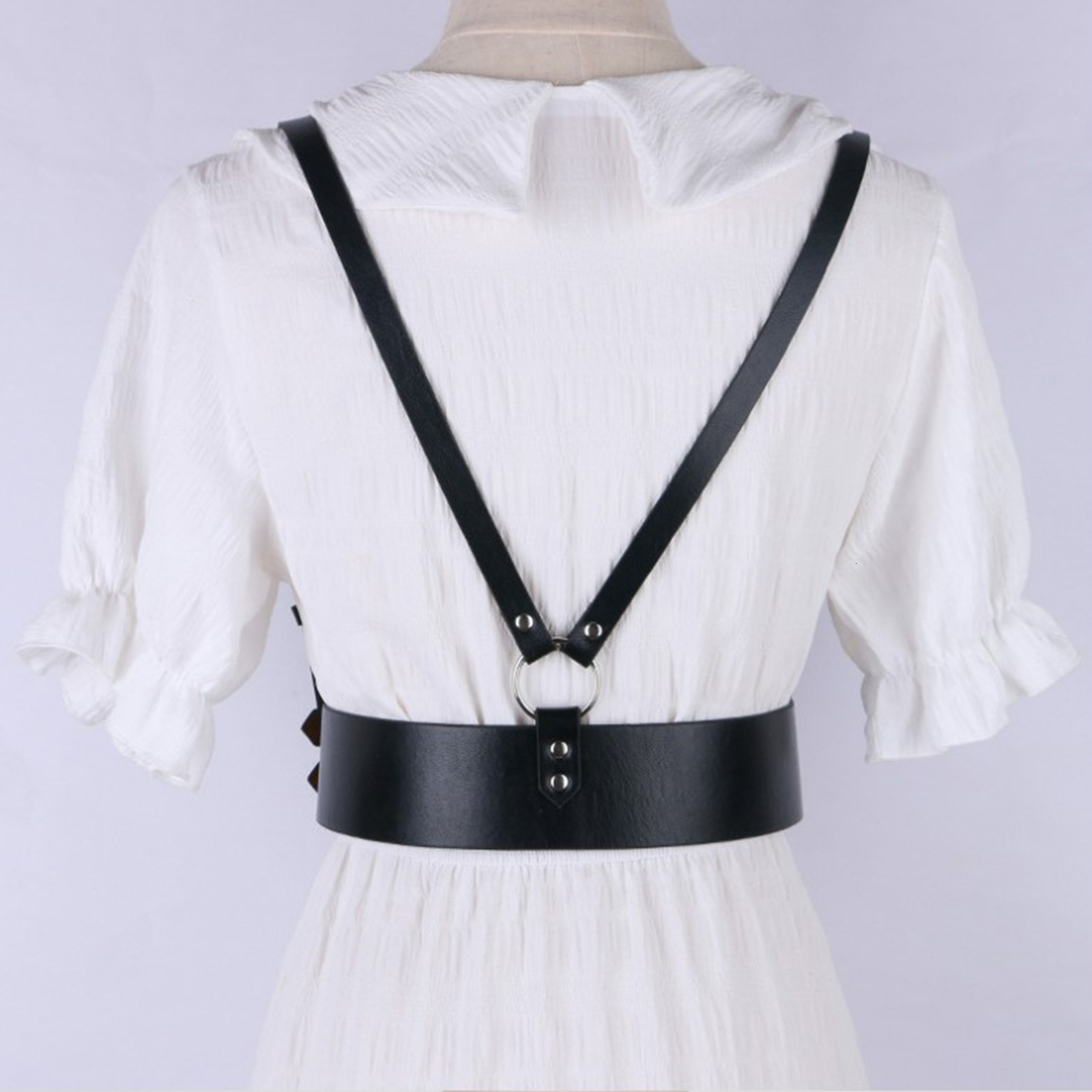 Suspenders Women's Waist Belt Underbust Corset Waistband for Dress Adjustable Cincher Female Steampunk Waist Band Wedding Accessories 230314