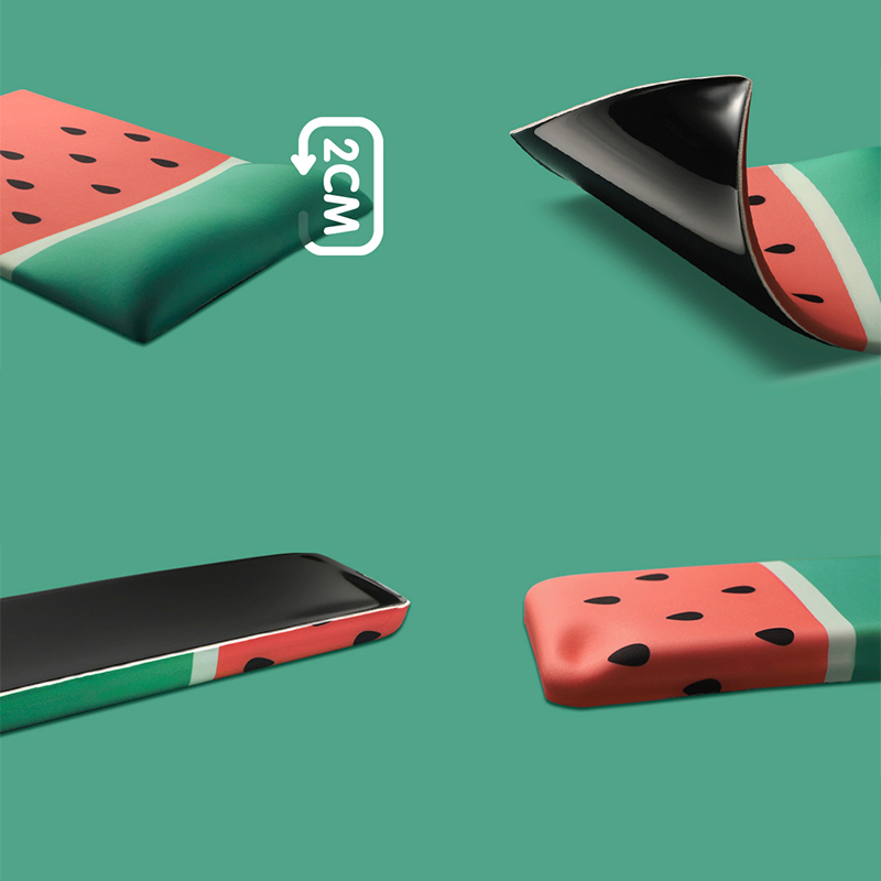 Keyboard Wrist Rest Support Mousepad Watermelon Desk Mat Mouse Pad Carpet Office Table Surface Memory Foam Ergonomic Accessories