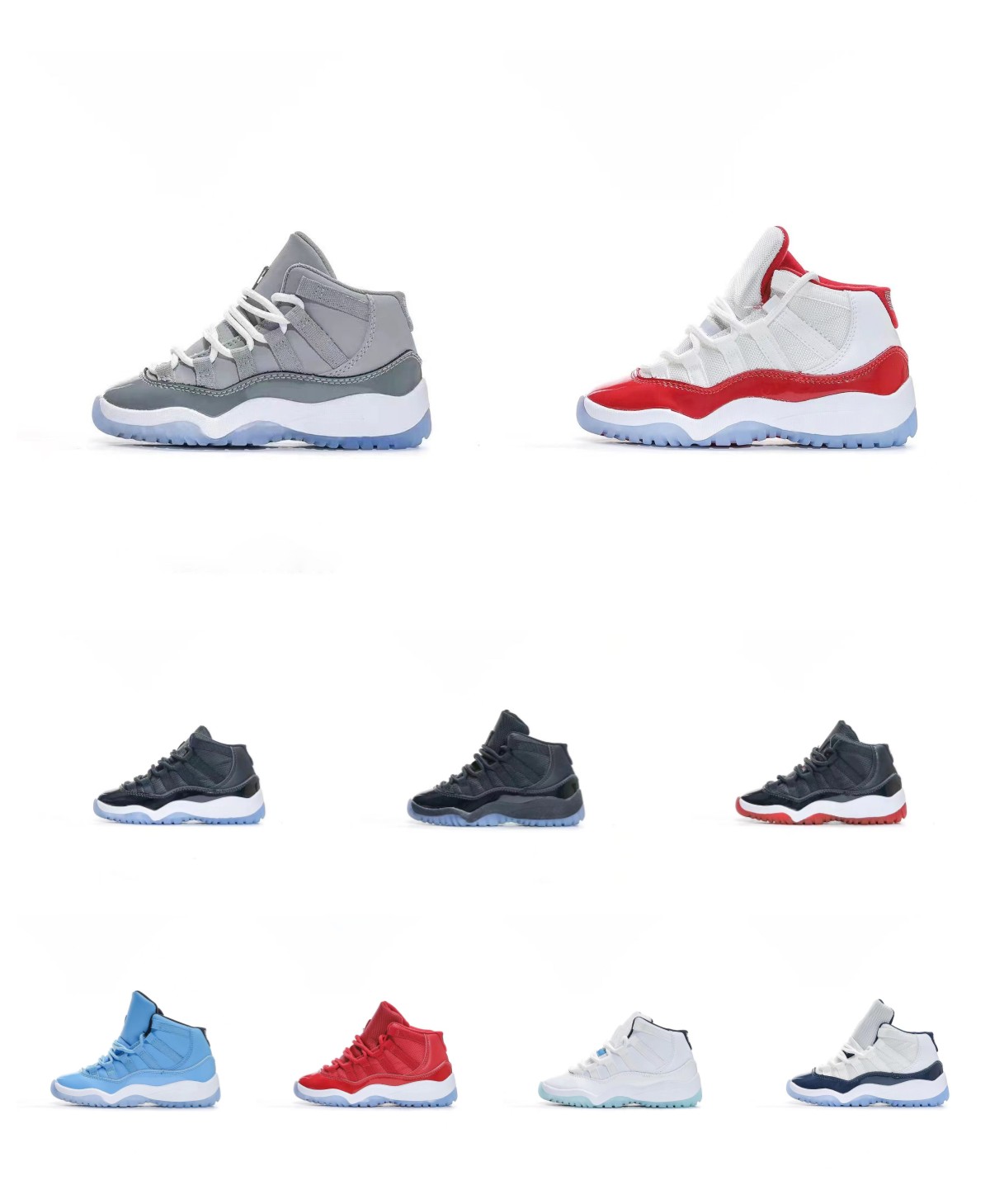 Retro Kids shoes 11 boys basketball Jumpman 11s shoe Children black sneaker Chicago designer military grey trainers baby kid youth toddler infants, Gift
Retro Kids shoes 11 boys basketball Jumpman 11s shoe Children black sneaker Chicago designer military grey trainers baby kid youth toddler infants, Gift
