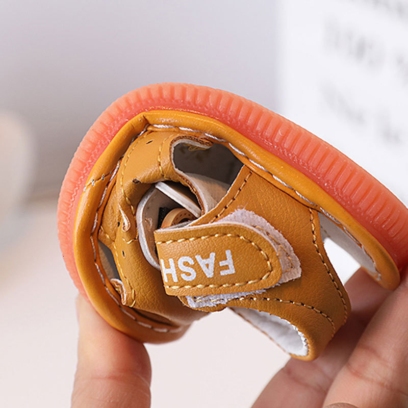 First Walkers Male Baby Sandals Summer Casual Breathable Female Baby Shoes 0-1-2 Years Old Non-slip Baby Soft Bottom Toddler Shoes 230314