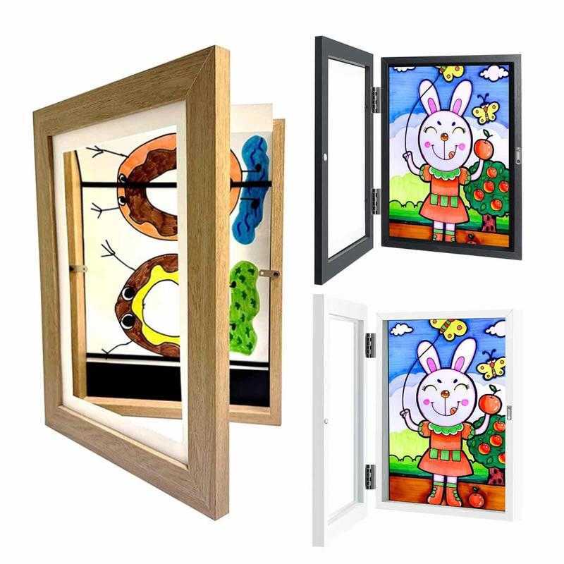 Frames Front Opening Frames Replaceable Picture Kids Art Frame Wooden Art Crafts Artwork Painting Display Frames Wall Decoration Z0313
Frames Front Opening Frames Replaceable Picture Kids Art Frame Wooden Art Crafts Artwork Painting Display Frames Wall Decoration Z0313