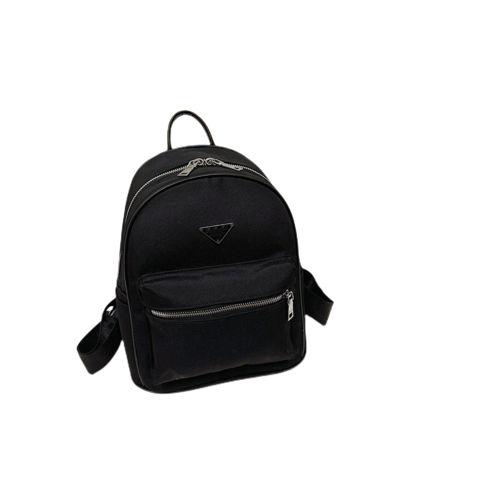 P style Children nylon backpacks luxury girls triangle mark double shoulder bag fashion kids casual school bags A9750, Black
P style Children nylon backpacks luxury girls triangle mark double shoulder bag fashion kids casual school bags A9750, Black