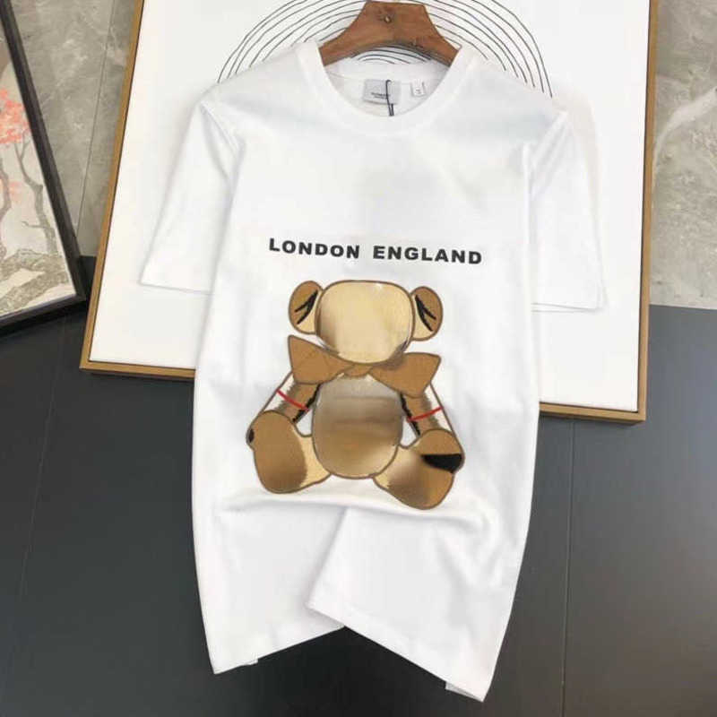 bby short sleeve t shirt men women sweatshirt burbe designer tshirt round neck Tshirt pullover tee Tb bear cotton T-shirt 4xl 5xl, White-9
bby short sleeve t shirt men women sweatshirt burbe designer tshirt round neck Tshirt pullover tee Tb bear cotton T-shirt 4xl 5xl, White-9