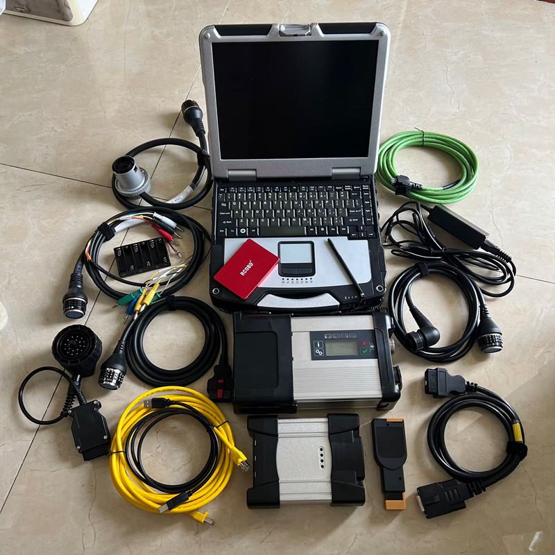 2024/03 Latest for BMW ICom Next MB Star C5 SD Wifi Connect Multiplexer and Cables 2in1 2TB SSD CF31 I5 Laptop