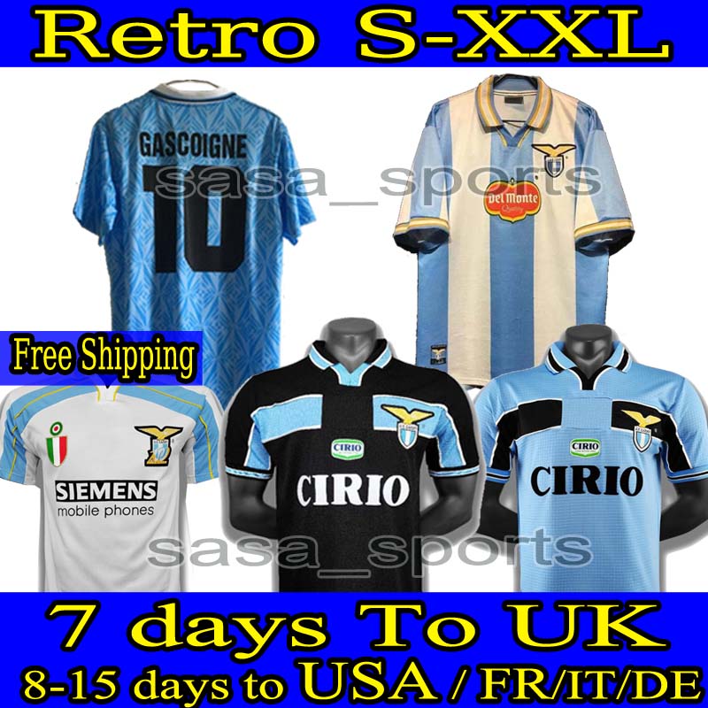 1989 1990 1991 1992 1999 2000 2001 Lazio Retro Soccer Jerseys NEDVED SIMEONE SALAS GASCOIGNE 95 14 15 Home Away Football Shirt VERON CRESPO NESTA 91 92 93 98 99 00 120TH, 00-01 white
1989 1990 1991 1992 1999 2000 2001 Lazio Retro Soccer Jerseys NEDVED SIMEONE SALAS GASCOIGNE 95 14 15 Home Away Football Shirt VERON CRESPO NESTA 91 92 93 98 99 00 120TH, 00-01 white