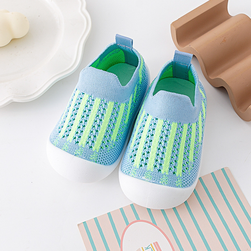 First Walkers Summer Selling Baby Walking Shoes Soft Soled Baby Mesh Shoes Anti-slip Breathable Mesh Shoes 230314