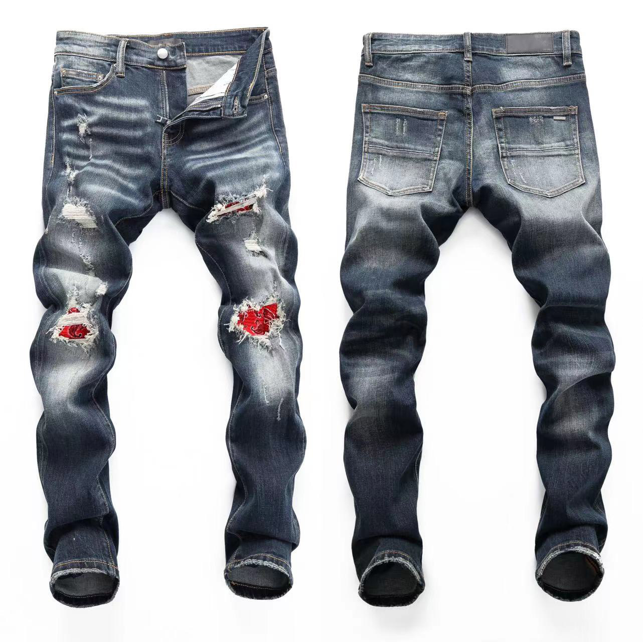 Stretch Design Denim Jeans Biker Fit For Mens Slim Painted Patch Trim Leg Cowboy Pants Male 15 6BYZ, Amr-8361
Stretch Design Denim Jeans Biker Fit For Mens Slim Painted Patch Trim Leg Cowboy Pants Male 15 6BYZ, Amr-8361