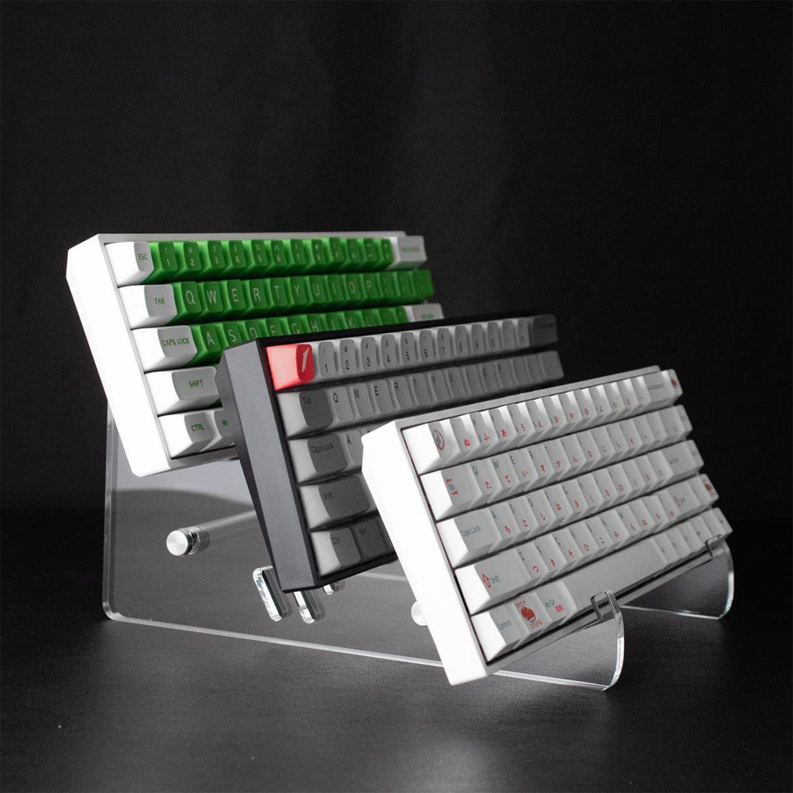 Keyboard Display Stand Stable Transparent Mechanical Keyboard Accessories Storage Holder Support Game PC Display Rack Storage