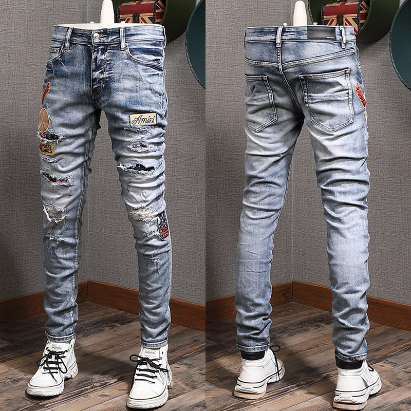 Fit Stretch Design Biker Denim Jeans For Mens Slim Painted Patch Trim Leg Cowboy Pants Male 73H5, Amr-8329
Fit Stretch Design Biker Denim Jeans For Mens Slim Painted Patch Trim Leg Cowboy Pants Male 73H5, Amr-8329