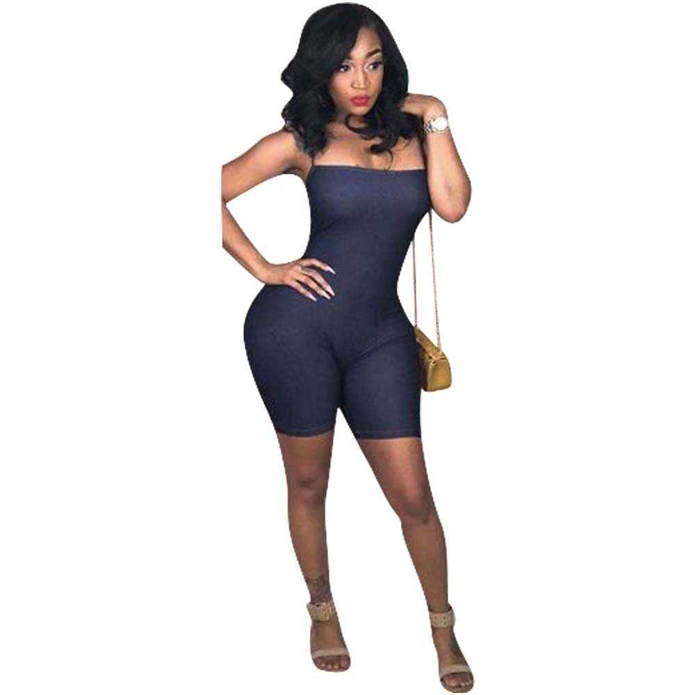women jumpsuit 2023 summer Tie-dye solid color backless sexy women's open-back strapping tights nightclub clubwear jumpsuits amp rompers