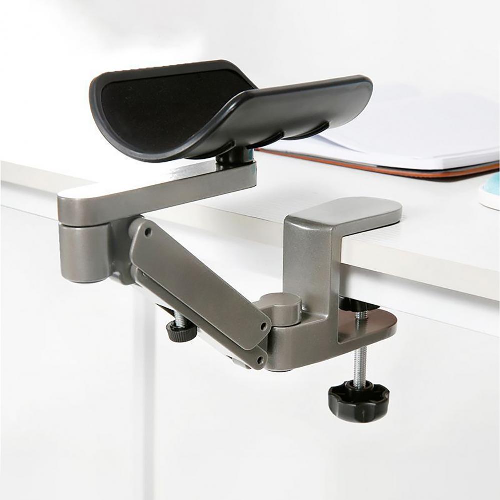 Metal Arm Rest Wrise Support Home Office Mouse Hand Desk Adjustable Mouse Pad Armrest for Computer Ergonomic Hand Comfort Should