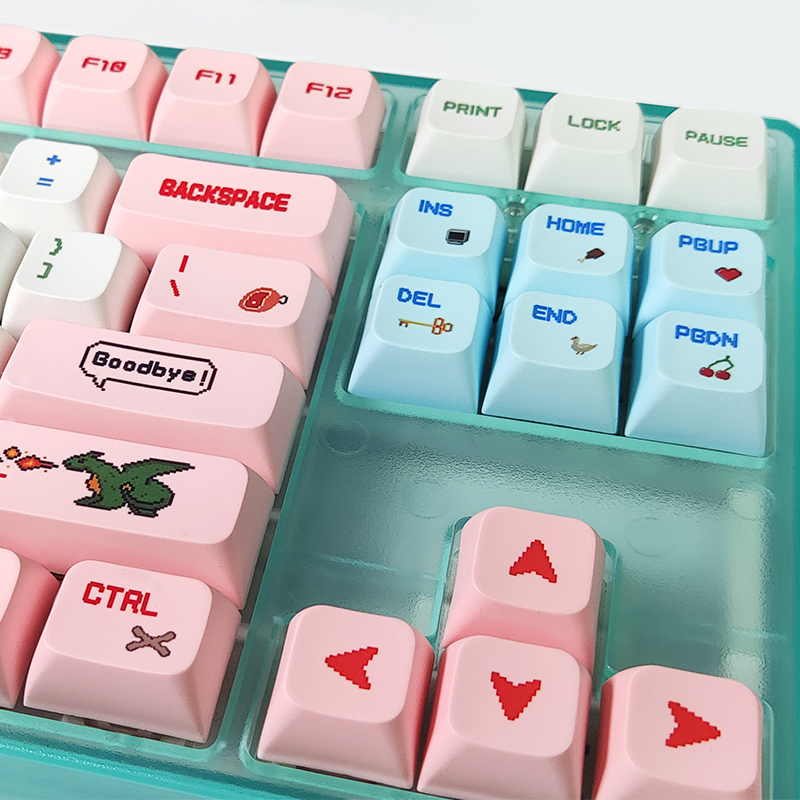 129 Key/Set Warrior PBT Keycaps for Mechanical Gaming Keyboard MX Switches DIY Custom SYE-SUB Cute XDA Keycap Profile