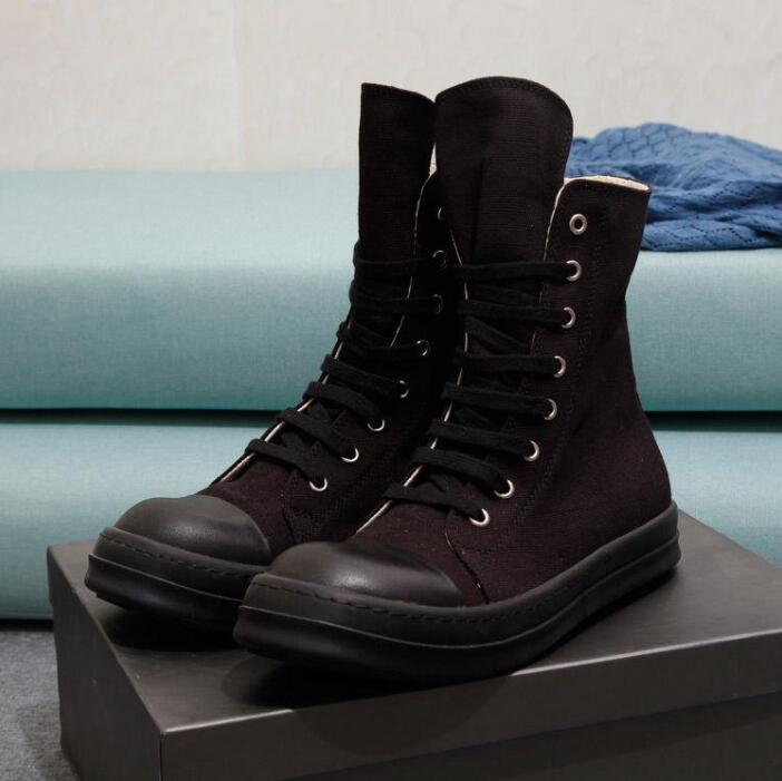 Luxury Rick Canvas Boots Platform High Sneakers Fashion Men Women Shoes Lace Up Booties, Color 11
Luxury Rick Canvas Boots Platform High Sneakers Fashion Men Women Shoes Lace Up Booties, Color 11