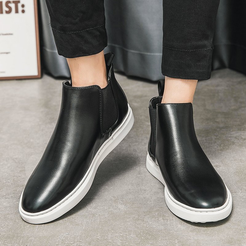 Short boots Winter Chelsea Boots Men Leather Shoes Men Ankle Boots Fashion Male Footwear designer cowboy boots FASHION casual
Short boots Winter Chelsea Boots Men Leather Shoes Men Ankle Boots Fashion Male Footwear designer cowboy boots FASHION casual