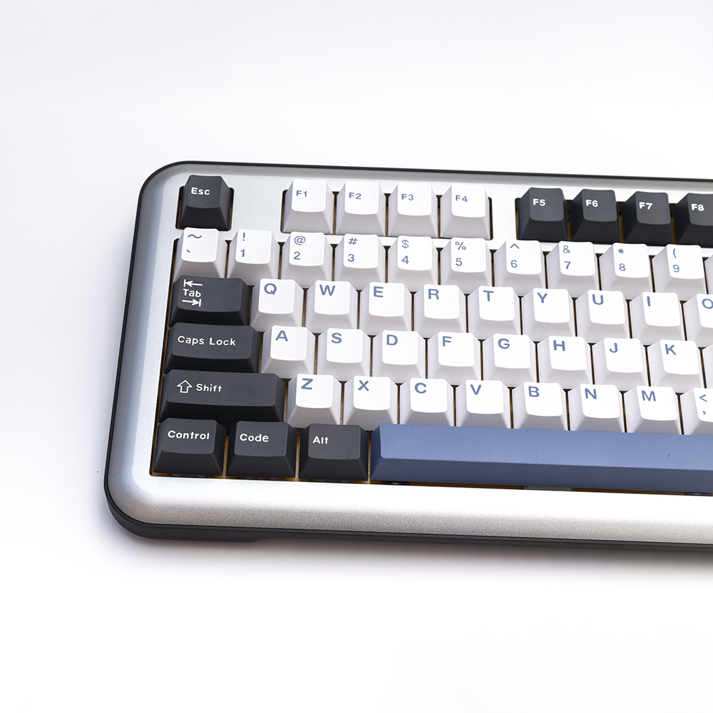 GMK Arctic Keycaps Mechanical Keyboard Double Shot PBT Keycap Cherry Profile White ISO 173 Keys Cap for MX Switch GK64