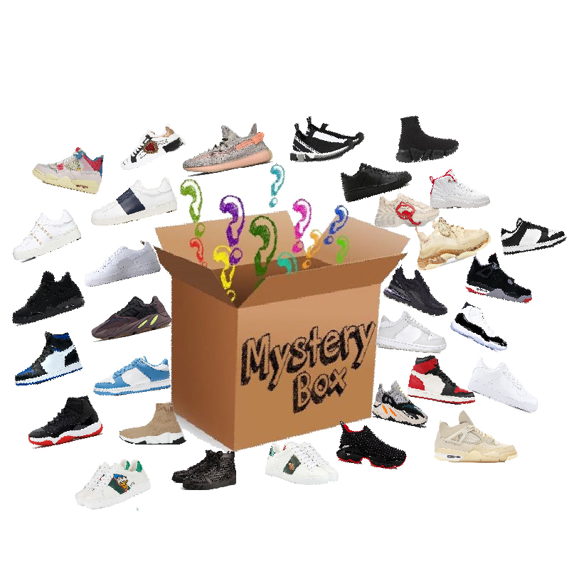 Mystery Box Mens Women Running Shoes Fashion Sports Sneakers Triple Black White Lightweight Breathable Cushion Designer Mesh Sports Sneakers Gifts, Box 1
Mystery Box Mens Women Running Shoes Fashion Sports Sneakers Triple Black White Lightweight Breathable Cushion Designer Mesh Sports Sneakers Gifts, Box 1