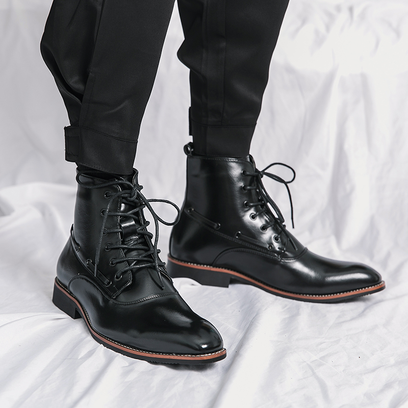New Black Mens Short Boots Brown Lace-up Square Toe Motorcycle Boots Ankle Men Boots Free Shipping Zapatos De Seguridad Hombre
New Black Mens Short Boots Brown Lace-up Square Toe Motorcycle Boots Ankle Men Boots Free Shipping Zapatos De Seguridad Hombre