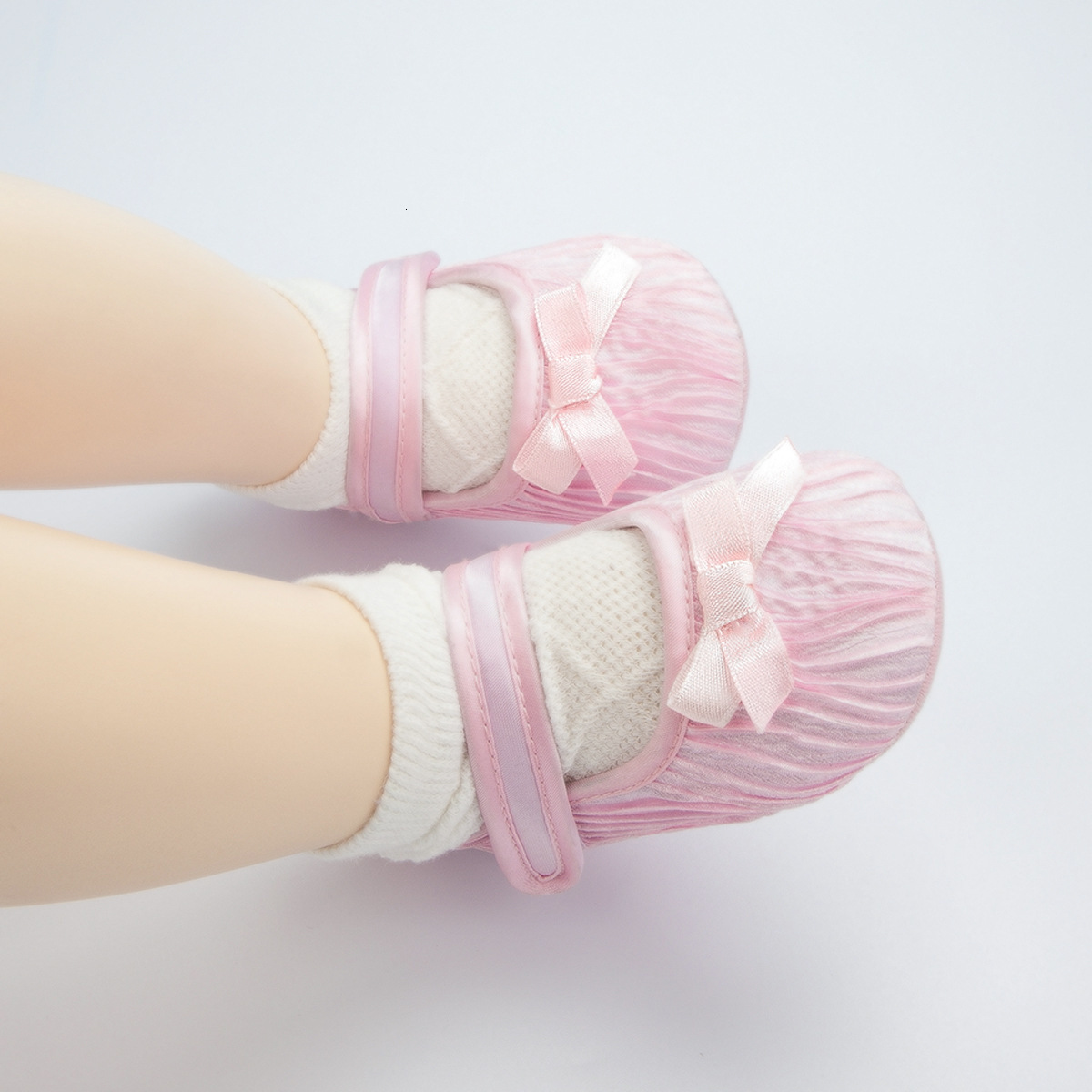 First Walkers Baby Girls Shoes Bowknot Soft Bottom Anti-Skid Toddler Shoes Baby Shoes Princess Shoes 230314