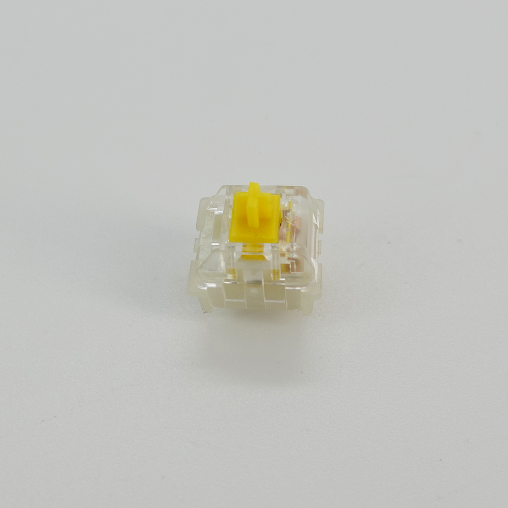 KTT Switch Milky Yellow Switches Linear 3pin Compatible Mechanical Keyboard Gaming RGB SMD Cherry DIY Custom with MX Switchs