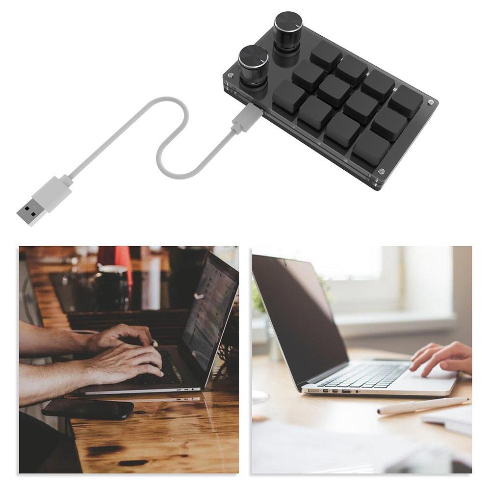 Macro USB Custom Keyboard Volume Button Knob Programming Macro Gaming Photoshop Hotswap Keypad Mechanical Keyboard