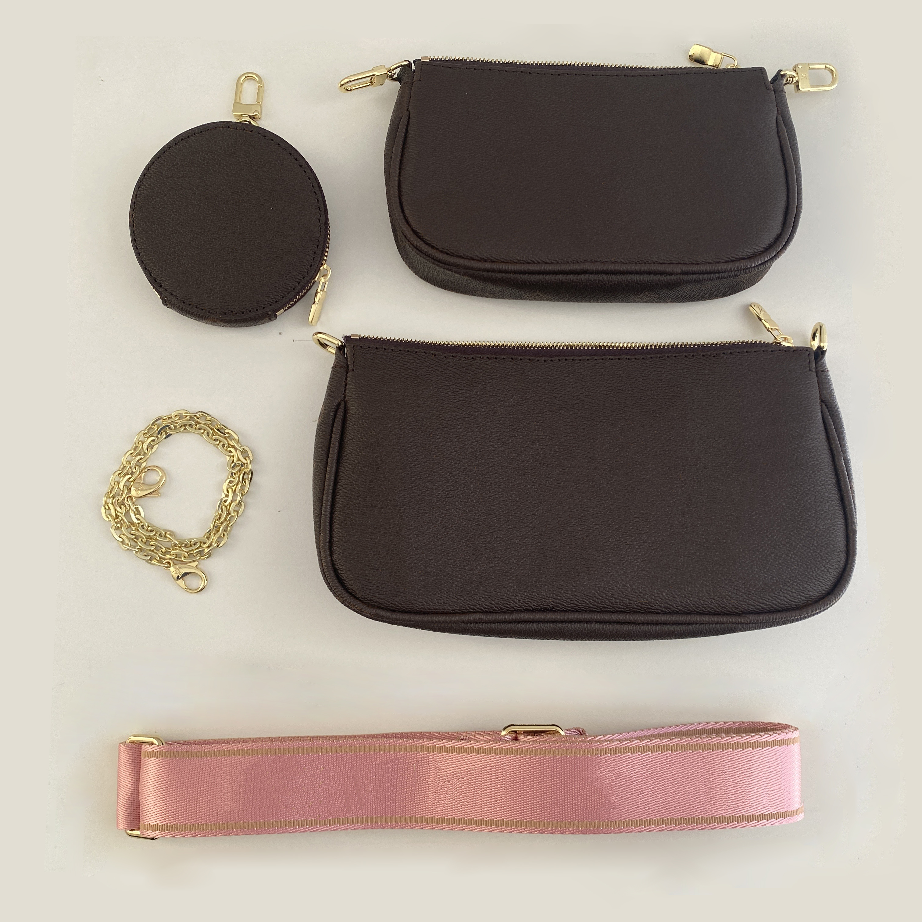 Luxury designer multi-purpose bag accessories handbag purse designer three pieces crossbody bag M44840/M44813 detachable and adjustable shoulder bag 8A quality, Red
Luxury designer multi-purpose bag accessories handbag purse designer three pieces crossbody bag M44840/M44813 detachable and adjustable shoulder bag 8A quality, Red