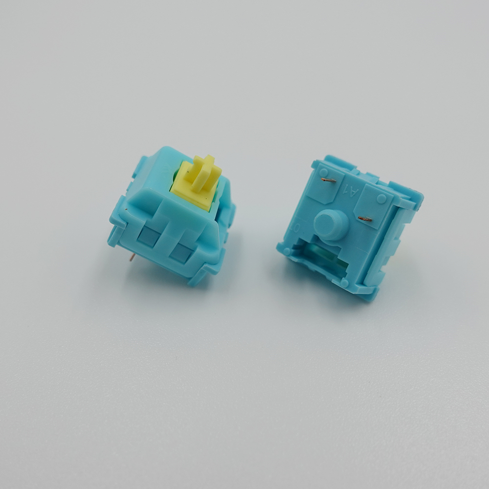 KTT Switch Sea Salt Lemon Switches Mechanical Keyboard 3pin Linear SMD MX Switchs Blue Light Tactile Custom Cherry for GK61 GK64