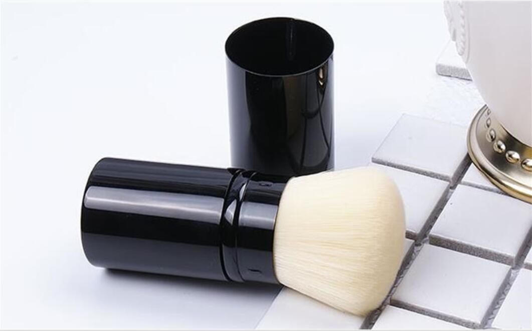 Brand LES BELGES single brush RETRACTABLE KABUKI BRUSHS with retail Box Package Makeup Tools Brushes Blender Fast Delivery z2505275QOP