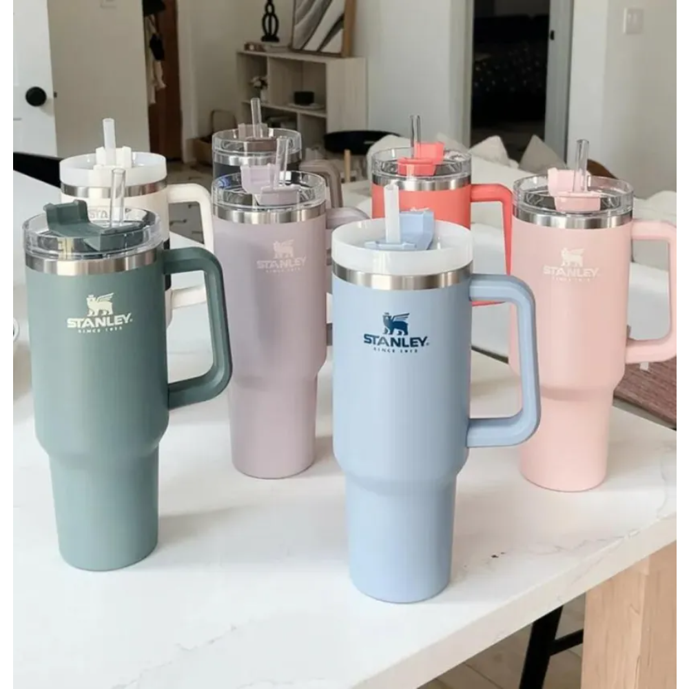 StanIy 40oz With logo Mugs Big Capacity Tumblers With Handle Insulated Tumbler Lids Straw Stainless Steel Coffee Termos Cups, Multi-color
StanIy 40oz With logo Mugs Big Capacity Tumblers With Handle Insulated Tumbler Lids Straw Stainless Steel Coffee Termos Cups, Multi-color
