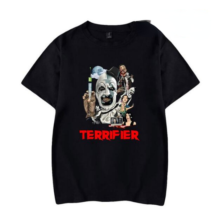 TERRIFIER 2 Merch Oversized T Shirt Women Men Crewneck Cotton Short Sleeve Funny Tshirt Aesthetic Streetwear Unisex Summer Tee, 006
TERRIFIER 2 Merch Oversized T Shirt Women Men Crewneck Cotton Short Sleeve Funny Tshirt Aesthetic Streetwear Unisex Summer Tee, 006