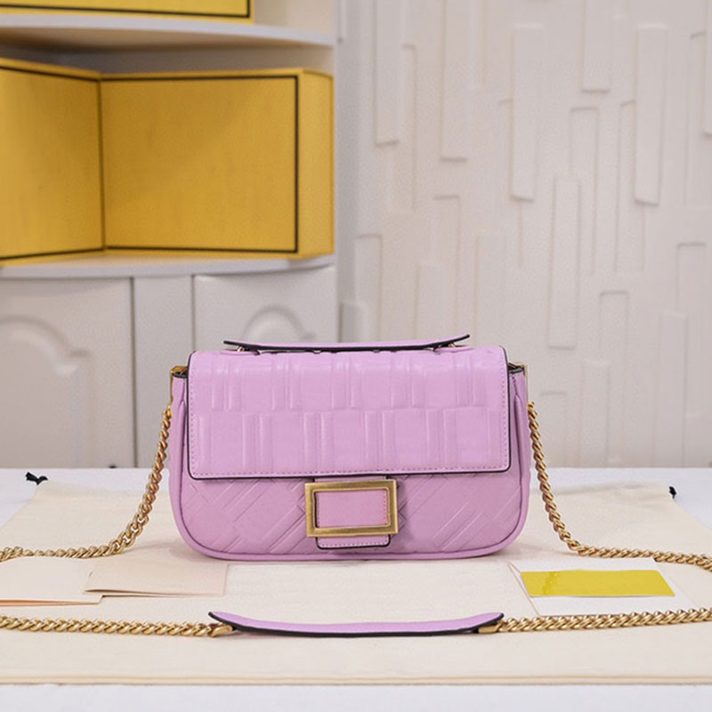 Chain Baguette Bag Embossed Crossbody Bag Women Flap Designer Luxury Shoulder Bags Purse Wallets Cowhide Genuine Leather Tote Handbags 6colours Gold Hardware, Pink
Chain Baguette Bag Embossed Crossbody Bag Women Flap Designer Luxury Shoulder Bags Purse Wallets Cowhide Genuine Leather Tote Handbags 6colours Gold Hardware, Pink