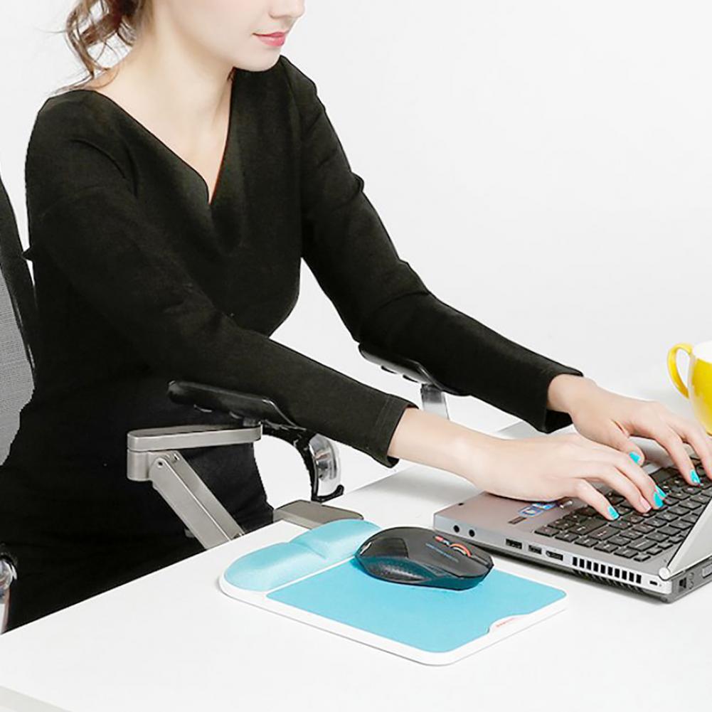 Metal Arm Rest Wrise Support Home Office Mouse Hand Desk Adjustable Mouse Pad Armrest for Computer Ergonomic Hand Comfort Should
