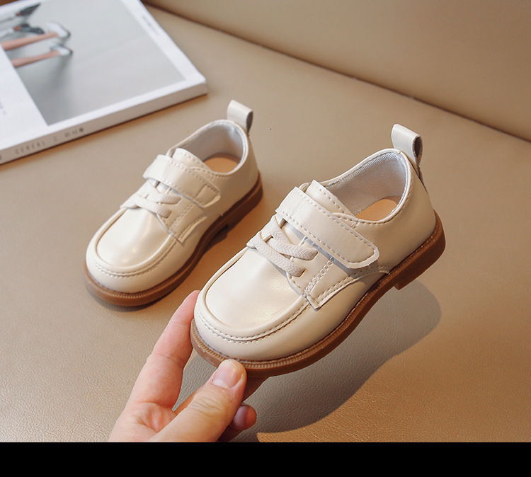 First Walkers Spring and autumn Korean version of children's leather shoes baby fashion toddler shoes boys soft sole single shoes sol 230314