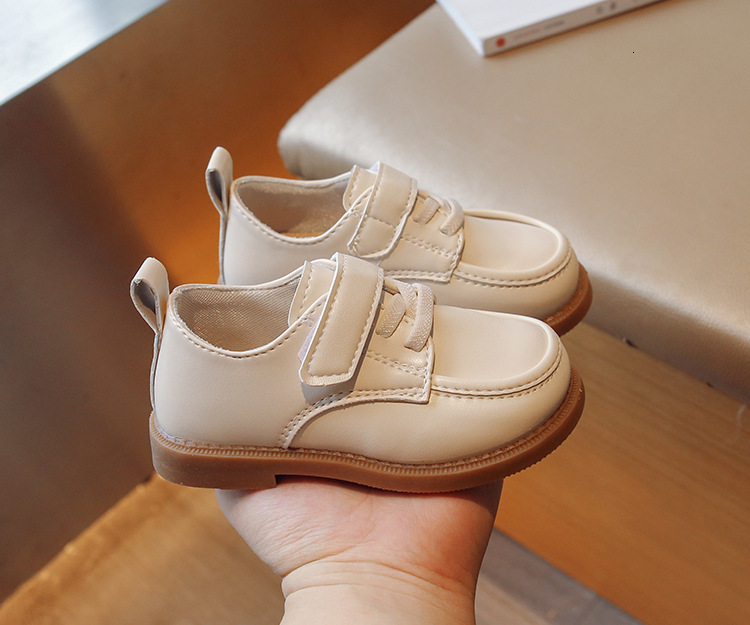 First Walkers Spring and autumn Korean version of children's leather shoes baby fashion toddler shoes boys soft sole single shoes sol 230314
